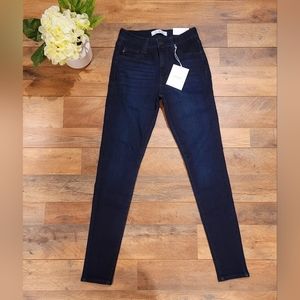 NWOT KanCan High Rise Super Dark Skinny Denim Jeans